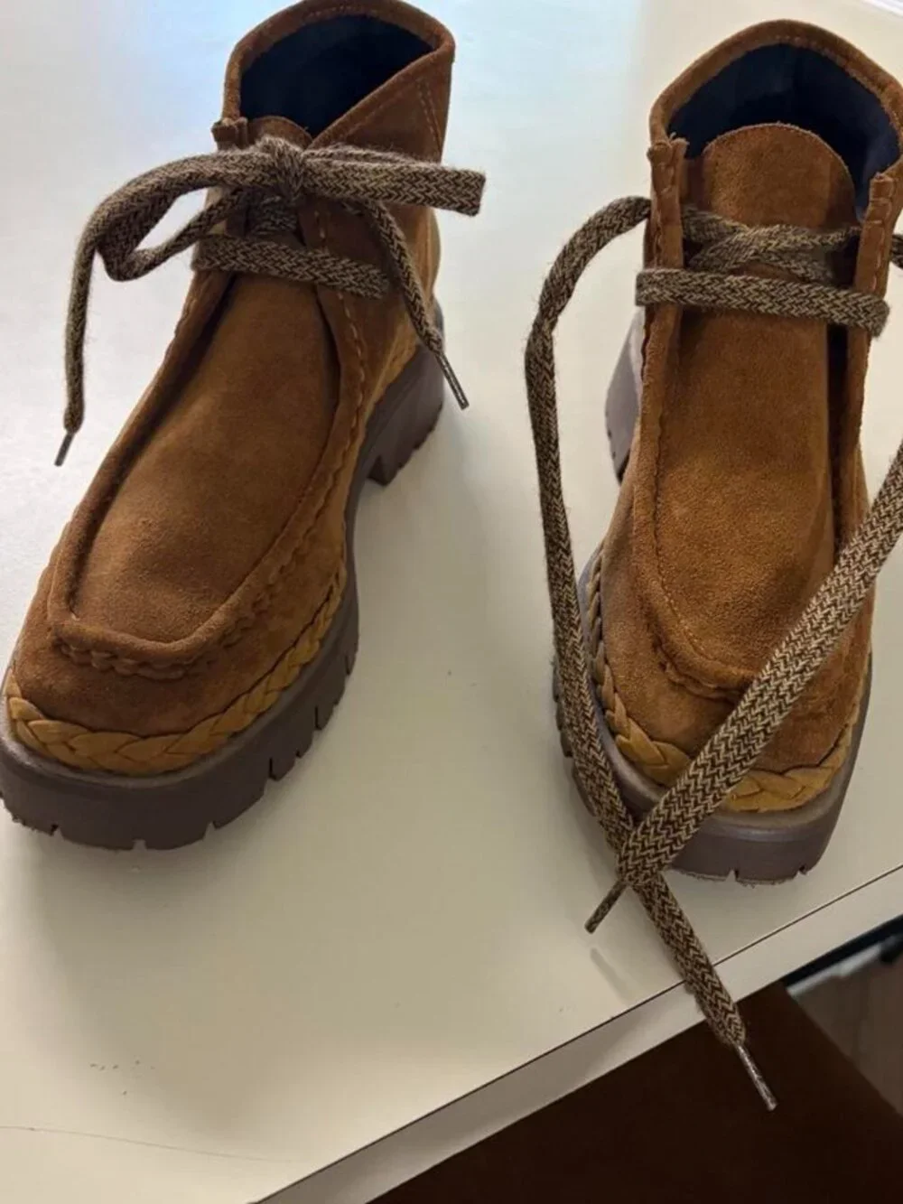 Gaimo Brown Suede Ankle Boots Women's Size 9